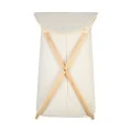 LAUNDRY BASKET BAMBOO ESSENTIALS 40x40x70cm FOLDABLE WITH CASE BEIGE
