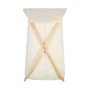 LAUNDRY BASKET BAMBOO ESSENTIALS 40x40x70cm FOLDABLE WITH CASE BEIGE