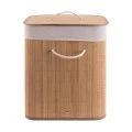 LAUNDRY BASKET BAMBOO ESSENTIALS FOLDABLE RECTANGULAR 60lt