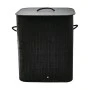 LAUNDRY BASKET BAMBOO ESSENTIALS FOLDABLE RECTANGULAR 60lt BLACK