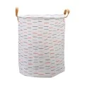 LAUNDRY BASKET BLOCKS 60lt  FOLDABLE WITH HANDLES