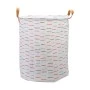 LAUNDRY BASKET BLOCKS 60lt  FOLDABLE WITH HANDLES