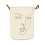 LAUNDRY BASKET 60lt FOLDABLE WITH HANDLES 40x40x50cm