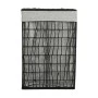 LAUDRY BASKET NEST 37x22x55cm WITH 2 COMPARTENTS BLACK