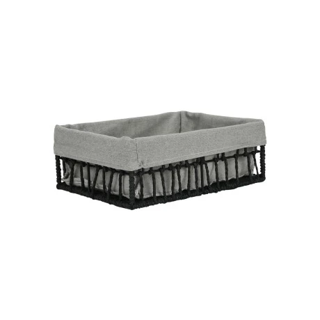 STORAGE &amp; ORGANIZER BOX NEST 28×20×10cm BLACK