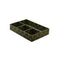 STORAGE BASKET 4 COMPARTMENTS OLIVE SERIES 33x23x6cm OLIVE