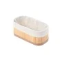 STORAGE &amp; ORGANIZER BOX BAMBOO ESSENTIALS 19.5x10cm WITH CLOTHING