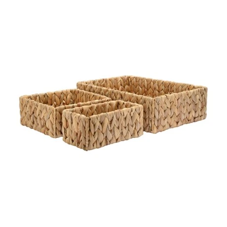 STORAGE &amp; ORGANIZER BASKETS FLORANA SET 3 PCS. 36×26×10cm - 20×20×8.5cm - 20×11×8.5cm