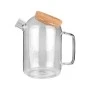 GLASS JUG 1200ml WITH CORK LID