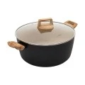 CASSEROLE EARTH NON-STICK FORGED ALUMINUM 28cm 6.9lt