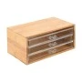 JEWELRY BOX BAMBOO 24.5x11x14cm WITH 3 DRAWERS