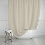 BATHROOM CURTAIN WATER RESISTANT CAMELLIA POLYESTER 180x200cm SAND