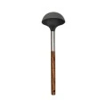 SOUP LADLE STONE PBT 30cm WITH WOODEN HANDLE