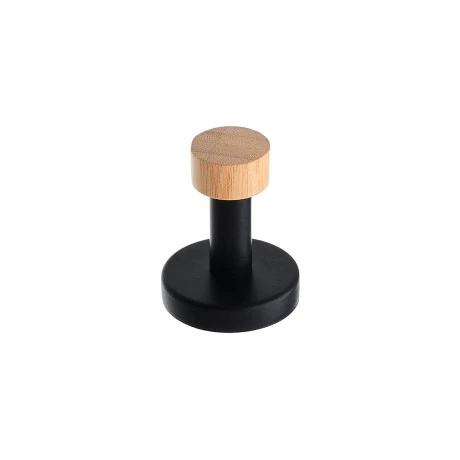 WALL MOUNTED HOOK BAMBOO ESSENTIALS METALLIC BLACK