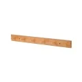WALL HANGER BAMBOO 59x6x7cm 6 HOOKS