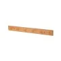 WALL HANGER BAMBOO 59x6x7cm 6 HOOKS