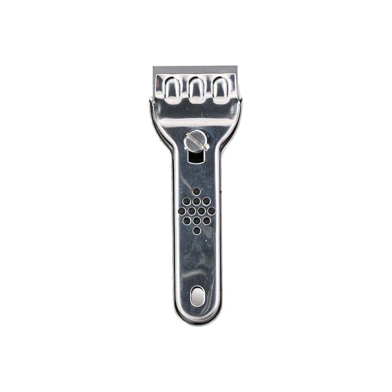 CERAMIC HOB SCRAPER STAINLESS STEEL 13cm WITH 2 SPARES