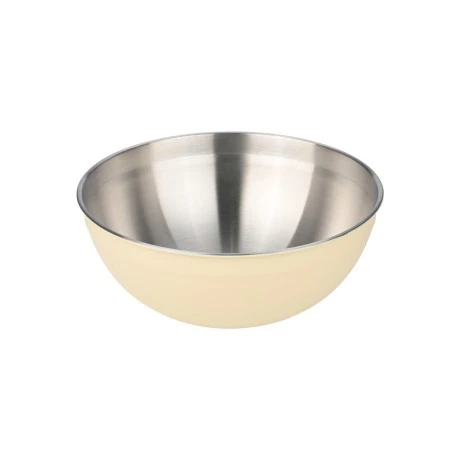 MIXING BOWL ALLURE STAINLESS STEEL 20cm IVORY
