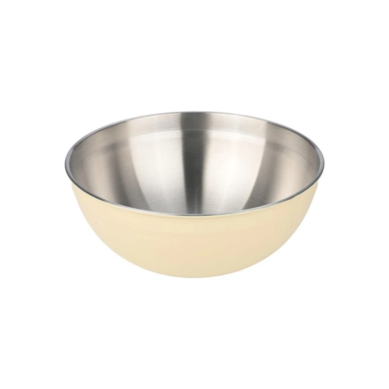 MIXING BOWL ALLURE STAINLESS STEEL 20cm IVORY