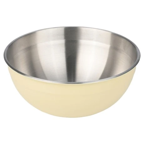 MIXING BOWL ALLURE STAINLESS STEEL 30cm IVORY