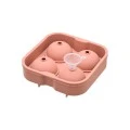 ICE-CUBE TRAY SILICONE 4 CASES ROUND ROTTEN APPLE