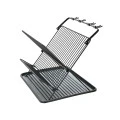 DISH RACK FOLDABLE METALLIC BLACK 2 -TIER