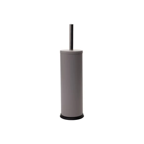 TOILET BRUSH CLASSIC METALLIC WITH PLASTIC CONTAINER 23cm MATTE TAUPE