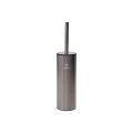 TOILET BRUSH DITA STAINLESS STEEL WITH PLASTIC CONTAINER 23cm MATTE INOX
