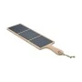 SERVING PLATE SLATE 3-TIER WITH WOODEN BASE 44x12cm