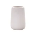 TOOTHBRUSH HOLDER BAMBOO PORCELAIN WHITE