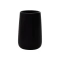 TOOTHBRUSH HOLDER BAMBOO PORCELAIN BLACK