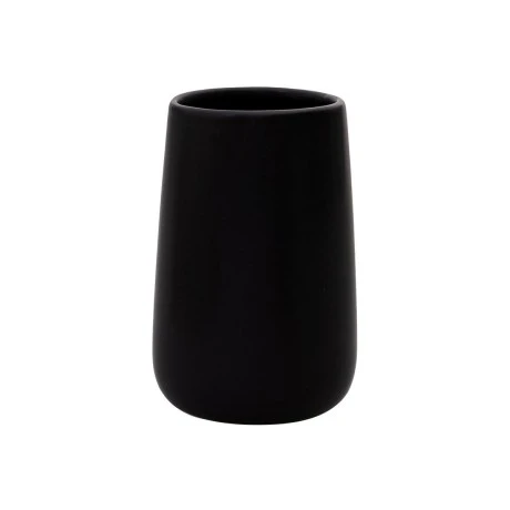 TOOTHBRUSH HOLDER BAMBOO DOLOMITE BLACK