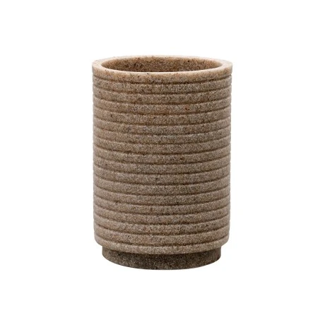 TOOTHBRUSH HOLDER BEIGE POLYRESIN BEIGE