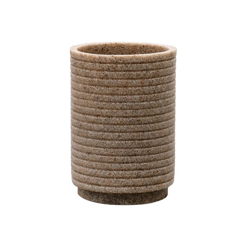 TOOTHBRUSH HOLDER BEIGE POLYRESIN BEIGE