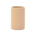 TOOTHBRUSH HOLDER BOHO PORCELAIN BEIGE