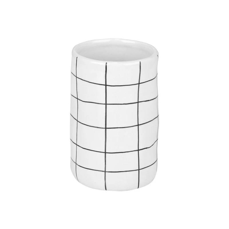 TOOTHBRUSH HOLDER CAGE CERAMIC 7.5x12cm