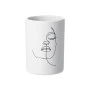 TOOTHBRUSH HOLDER LINE ART WHITE