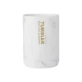 TOOTHBRUSH HOLDER MARBLE POLYRESIN