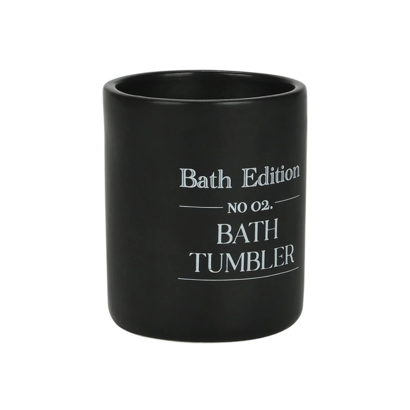 TOOTHBRUSH HOLDER MYST STONEWARE BLACK