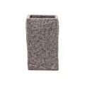 TOOTHBRUSH HOLDER ROCK POLYRESIN GREY