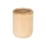 TOOTHBRUSH HOLDER SATIN CERAMIC 7.5x7.5x9cm