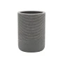 TOOTHBRUSH HOLDER STONE POLYRESIN GREY