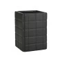 TOOTHBRUSH HOLDER TILES CERAMIC 7.5x11cm BLACK
