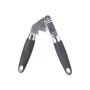 GARLIC PRESS STAINLESS STEEL 19cm WITH ERGONOMIC SILICONE HANDLE