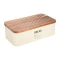 BREAD BOX ALLURE METALLIC 42X23X13cm IVORY