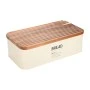 BREAD BOX ALLURE METALLIC 42X23X13cm IVORY