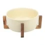 ESTIA ΣΑΛΑΤΙΕΡΑ ALLURE 28cm ΜΕ ΒΑΣΗ  IVORY