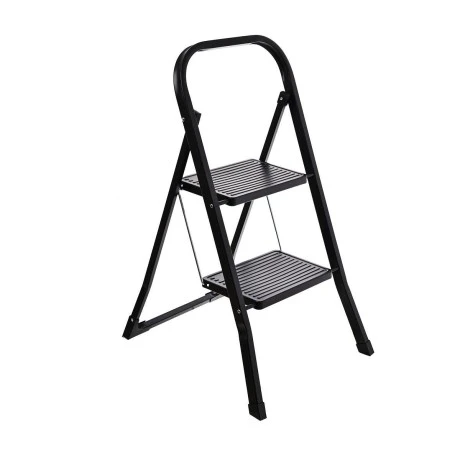 STEP LADDER NEO BLACK WITH 2 STEPS 46x55x81cm