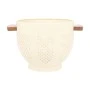 PASTA STRAINER ALLURE ALLUMINUM 22cm WITH WOODEN HANDLES IVORY