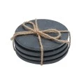 COVERS ROUND SLATE 10cm SET OF 4 pcs.